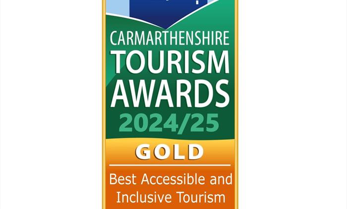"Wales National Winners for the Accessible and Inclusive Tourism Award"